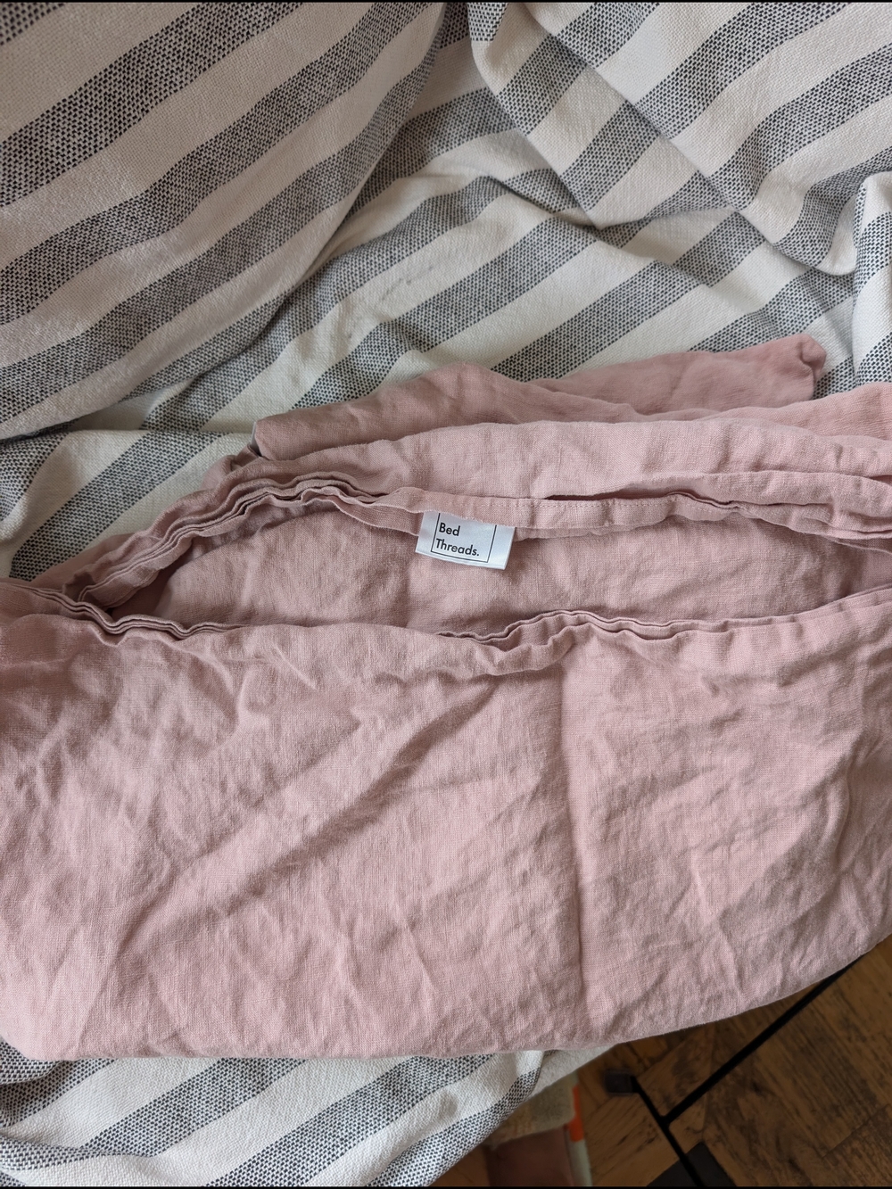 Bed Threads Linen Euro Sham (2) - Picture 2 of 2